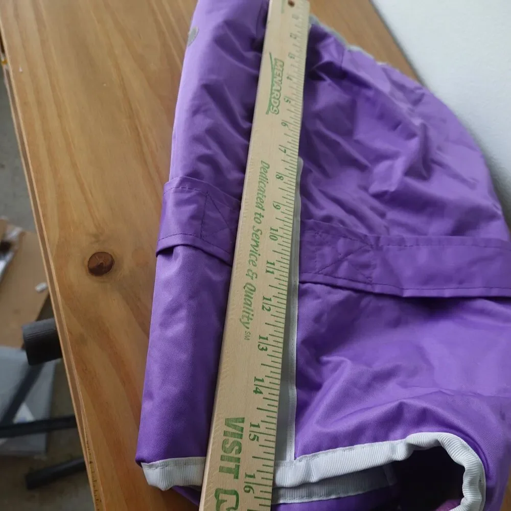 Purple Zack & Zoey Reversible Nor’easter Blanket Coat Jacket Size M